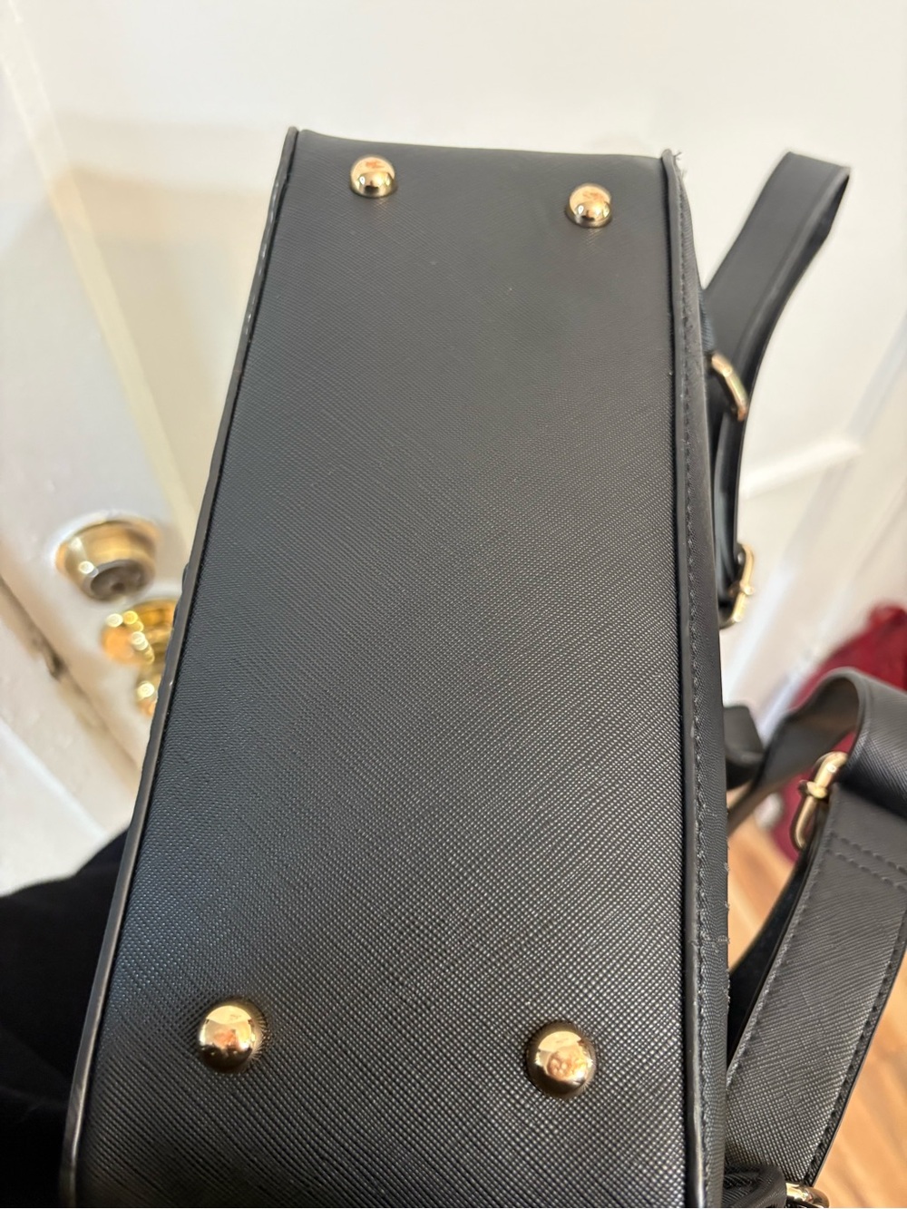 CALPAK Kaya Faux Leather Laptop Backpack Black - Picture 7 of 9